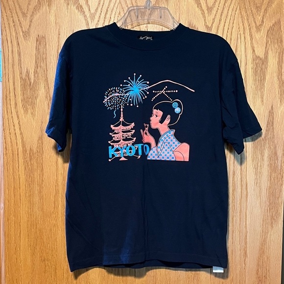 Other - Kyoto Navy Graphic Tee